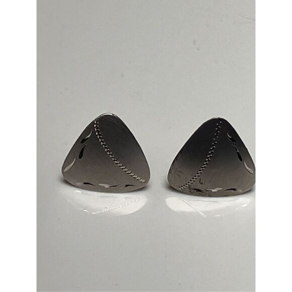 Vintage P.R.K. 925 Sterling Silver Vintage Engraved Cufflinks Men’s Jewelry - Picture 1 of 7